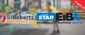 SJ Roberts Construction at Shropshire Star Excellence in Business Awards