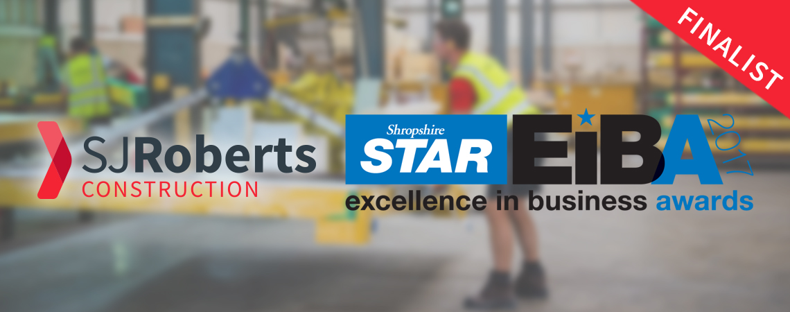 SJ Roberts Construction at Shropshire Star Excellence in Business Awards